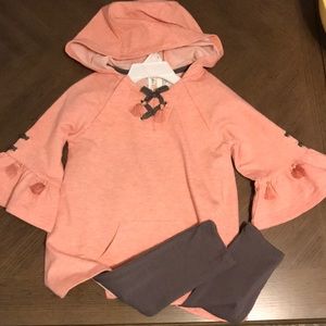 NWT boho hippie sweatshirt with pants